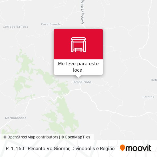R. 1, 160 | Recanto Vó Giomar mapa
