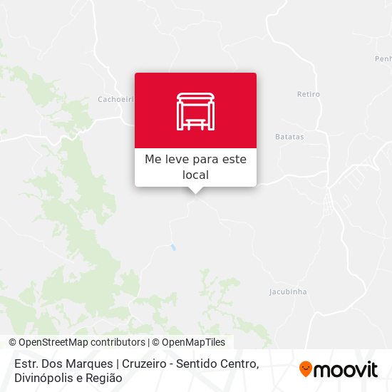 Estr. Dos Marques | Cruzeiro - Sentido Centro mapa