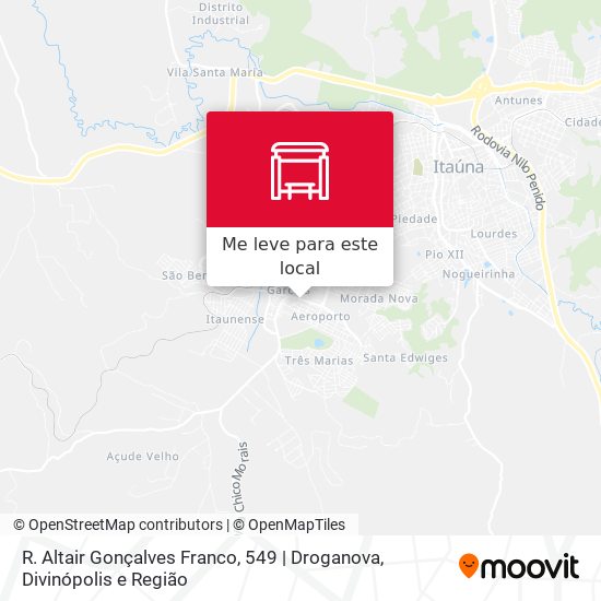 R. Altair Gonçalves Franco, 549 | Droganova mapa