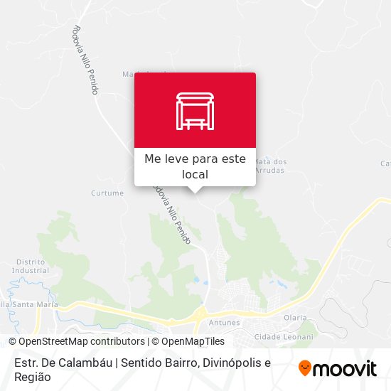 Estr. De Calambáu | Sentido Bairro mapa