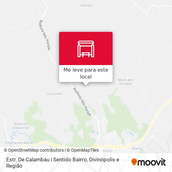 Estr. De Calambáu | Sentido Bairro mapa