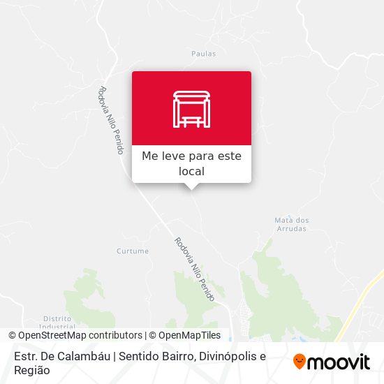 Estr. De Calambáu | Sentido Bairro mapa