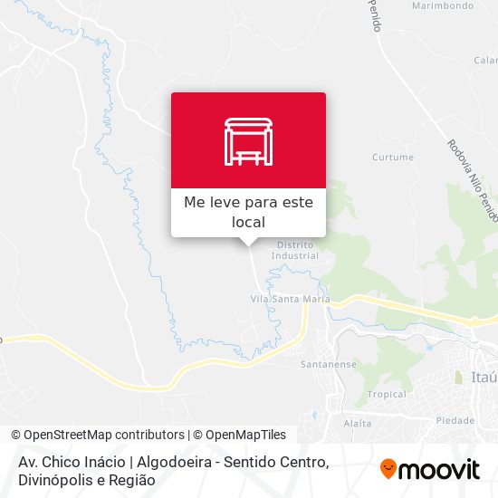 Av. Chico Inácio | Algodoeira - Sentido Centro mapa