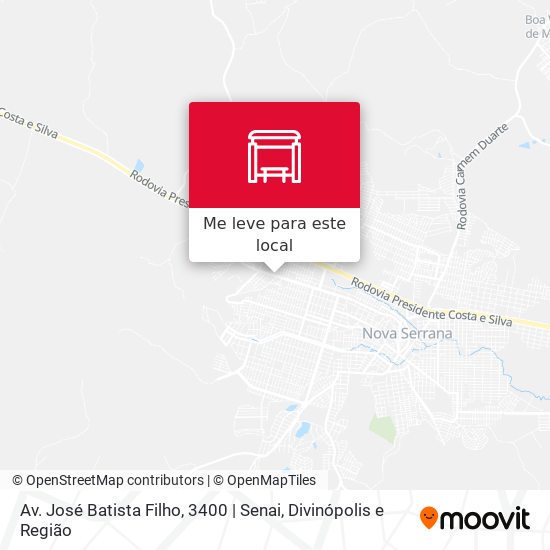 Av. José Batista Filho, 3400 | Senai mapa