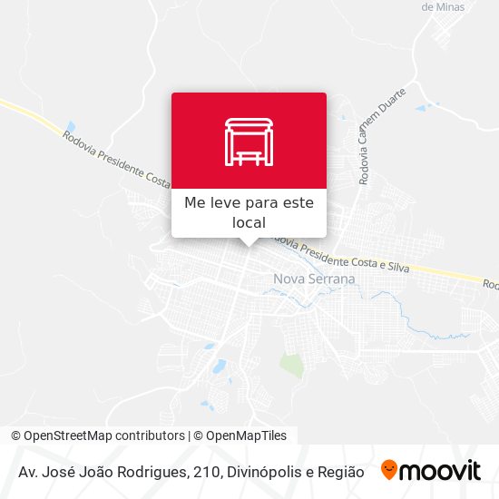 Av. José João Rodrigues, 210 mapa