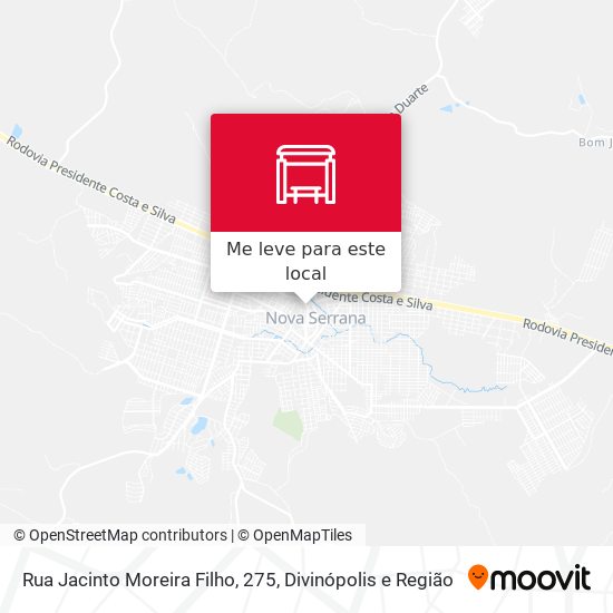 Rua Jacinto Moreira Filho, 275 mapa