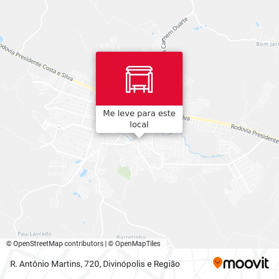 R. Antônio Martins, 720 mapa