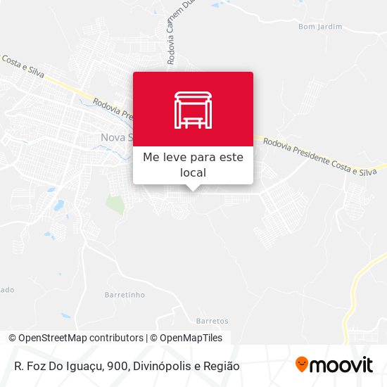 R. Foz Do Iguaçu, 900 mapa
