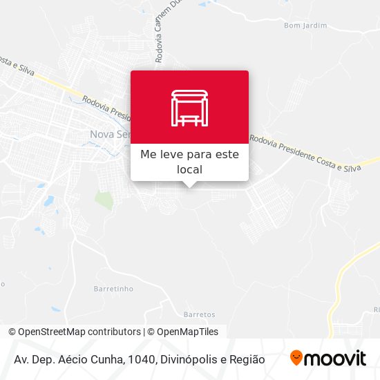 Av. Dep. Aécio Cunha, 1040 mapa