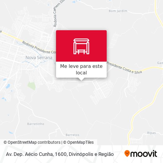 Av. Dep. Aécio Cunha, 1600 mapa