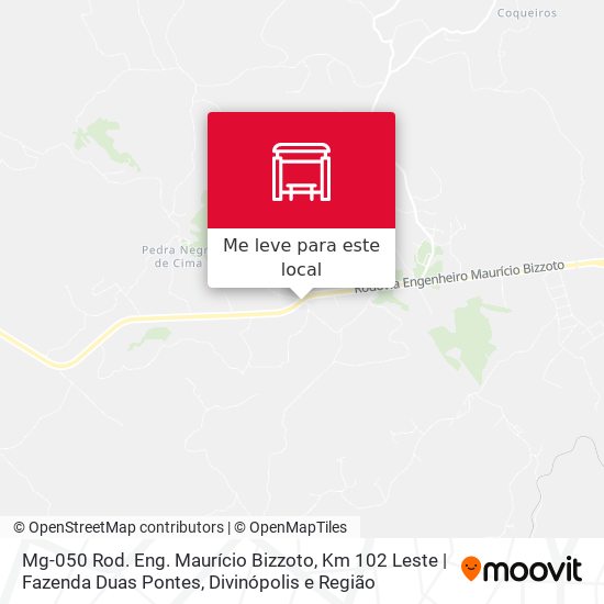 Mg-050 Rod. Eng. Maurício Bizzoto, Km 102 Leste | Fazenda Duas Pontes mapa