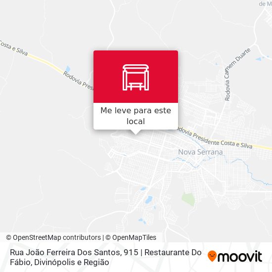 Rua João Ferreira Dos Santos, 915 | Restaurante Do Fábio mapa