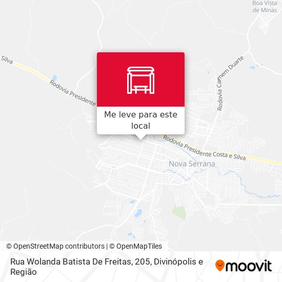 Rua Wolanda Batista De Freitas, 205 mapa