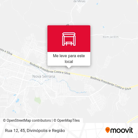 Rua 12, 45 mapa