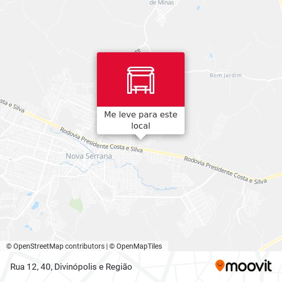 Rua 12, 40 mapa