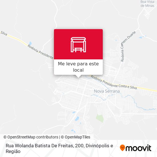 Rua Wolanda Batista De Freitas, 200 mapa