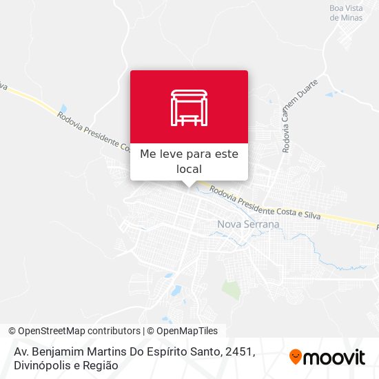 Av. Benjamim Martins Do Espírito Santo, 2451 mapa
