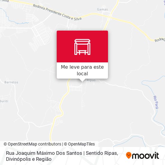 Rua Joaquim Máximo Dos Santos | Sentido Ripas mapa