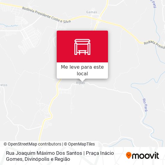 Rua Joaquim Máximo Dos Santos | Praça Inácio Gomes mapa