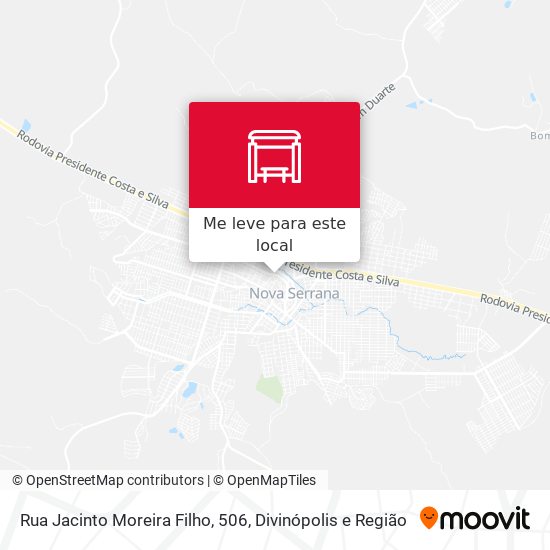 Rua Jacinto Moreira Filho, 506 mapa