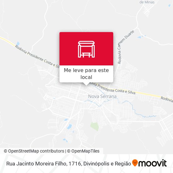 Rua Jacinto Moreira Filho, 1716 mapa