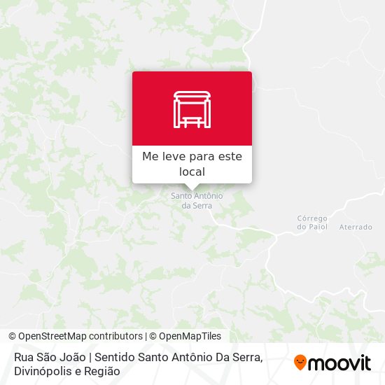 Rua São João | Sentido Santo Antônio Da Serra mapa