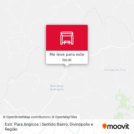 Estr. Para Angicos | Sentido Bairro mapa