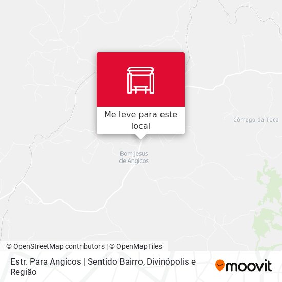 Estr. Para Angicos | Sentido Bairro mapa