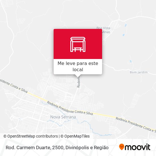 Rod. Carmem Duarte, 2500 mapa