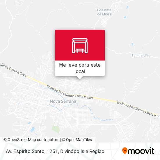 Av. Espírito Santo, 1251 mapa