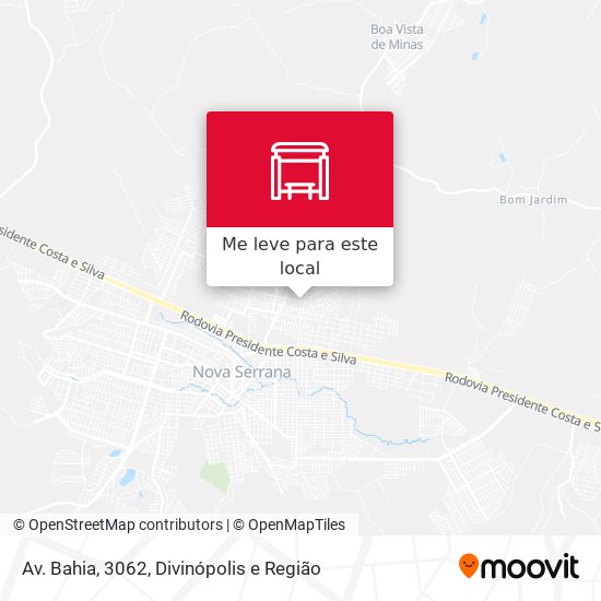 Av. Bahia, 3062 mapa