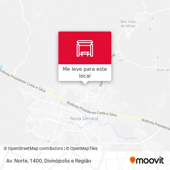 Av. Norte, 1400 mapa