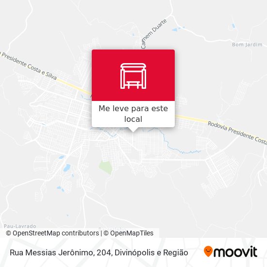 Rua Messias Jerônimo, 204 mapa