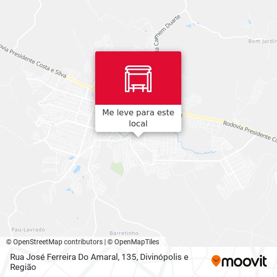Rua José Ferreira Do Amaral, 135 mapa