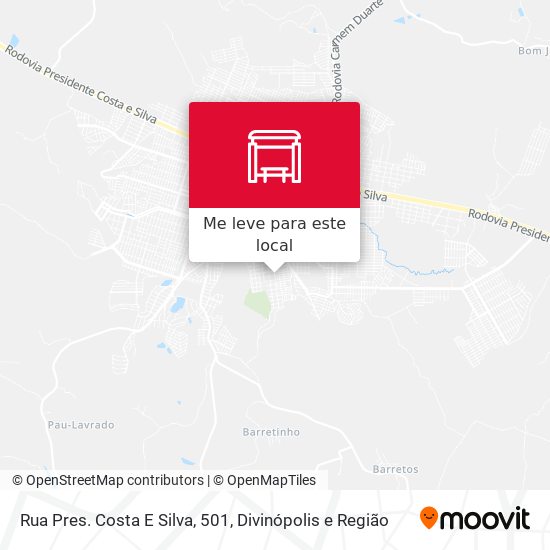 Rua Pres. Costa E Silva, 501 mapa