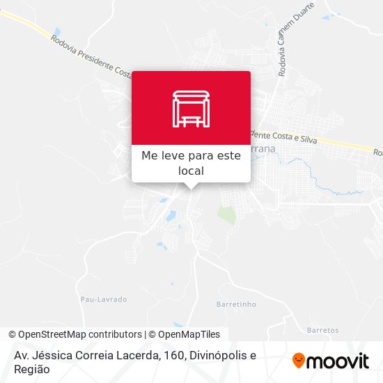 Av. Jéssica Correia Lacerda, 160 mapa