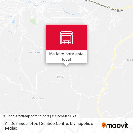 Al. Dos Eucaliptos | Sentido Centro mapa