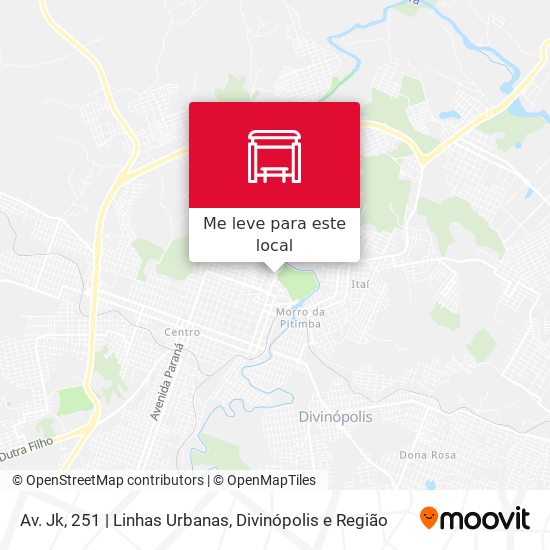 Av. Jk, 251 | Linhas Urbanas mapa