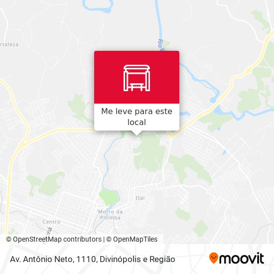 Av. Antônio Neto, 1110 mapa