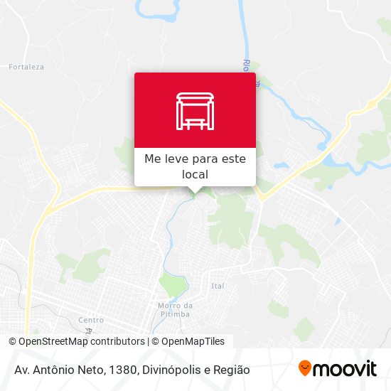Av. Antônio Neto, 1380 mapa