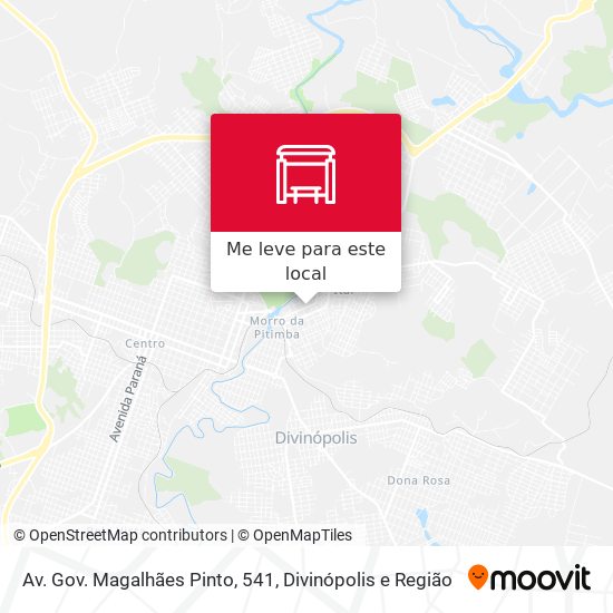 Av. Gov. Magalhães Pinto, 541 mapa
