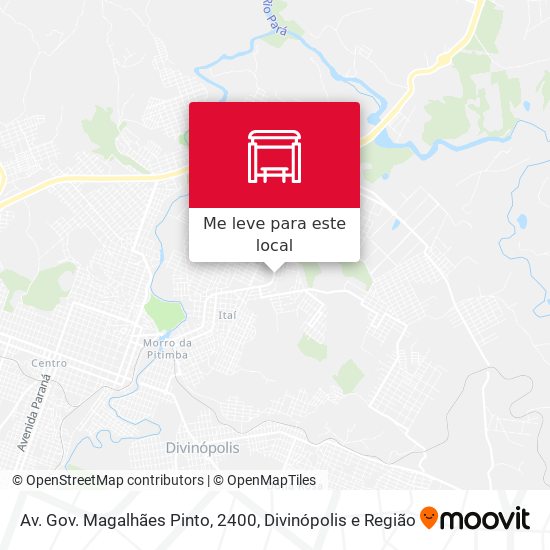 Av. Gov. Magalhães Pinto, 2400 mapa