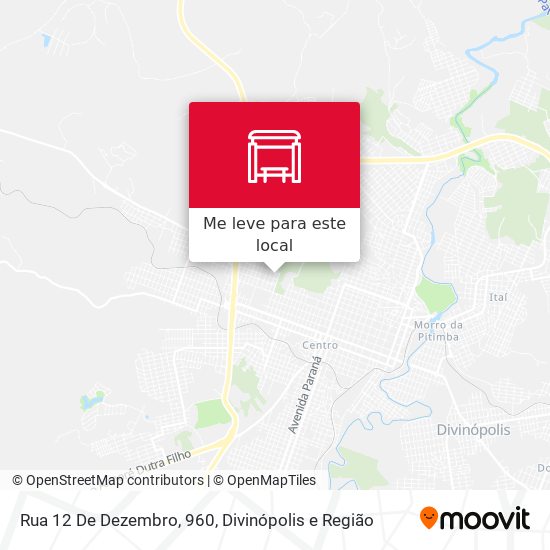 Rua 12 De Dezembro, 960 mapa