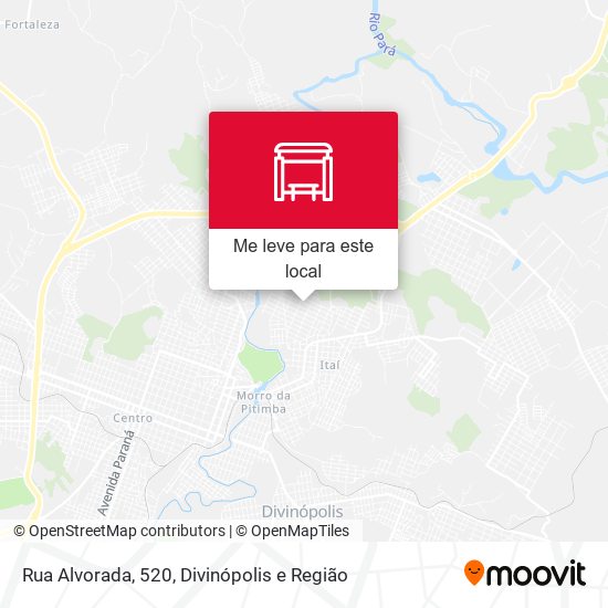 Rua Alvorada, 520 mapa