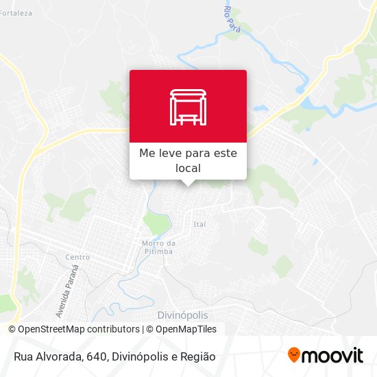 Rua Alvorada, 640 mapa