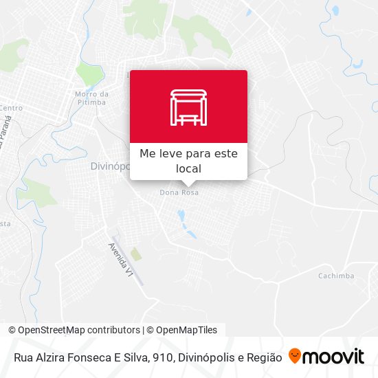 Rua Alzira Fonseca E Silva, 910 mapa