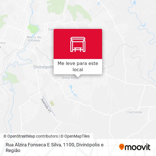 Rua Alzira Fonseca E Silva, 1100 mapa