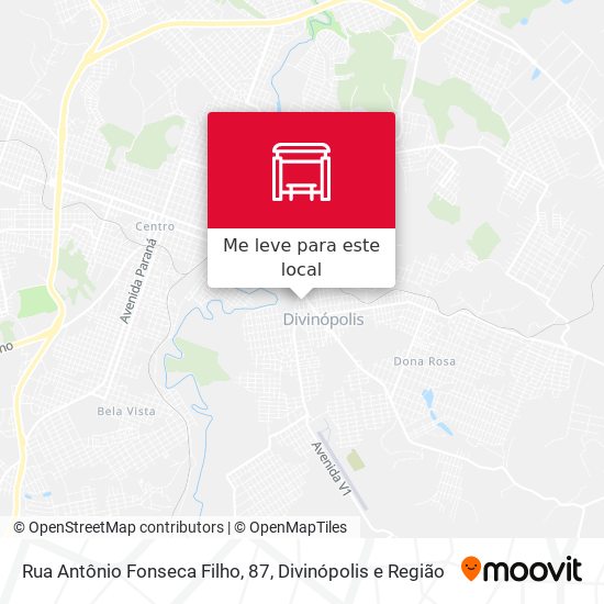 Rua Antônio Fonseca Filho, 87 mapa