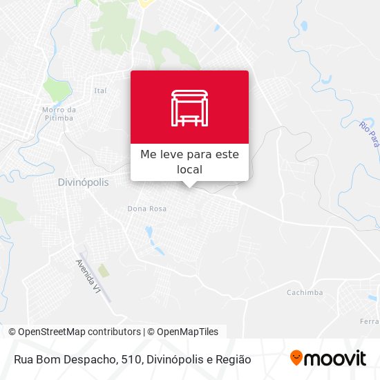 Rua Bom Despacho, 510 mapa