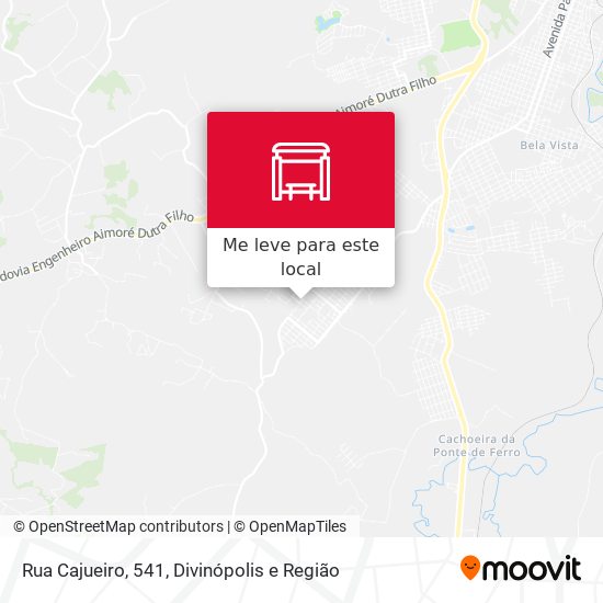 Rua Cajueiro, 541 mapa